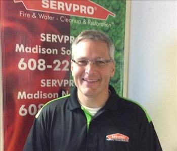 Kevin Masanz, team member at SERVPRO of Madison, WI