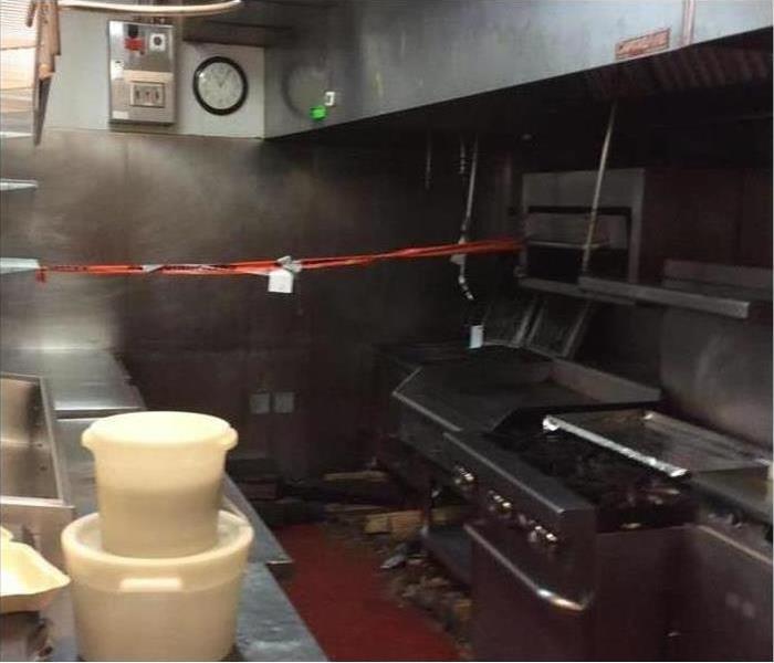 picture of a soot covered kitchen grill